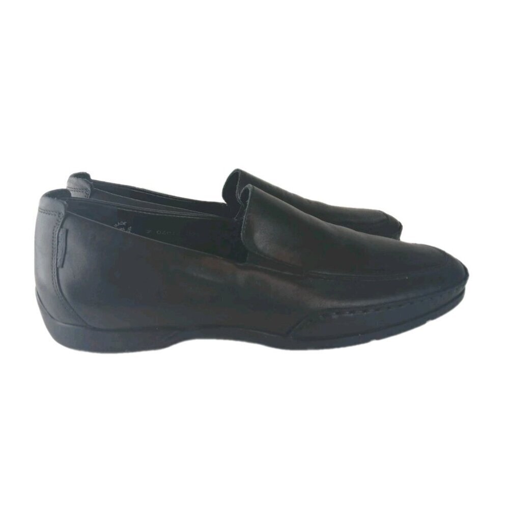 Mephisto Edlef Cool Air Leather Black Slip On Loafer Shoes Size US 11
